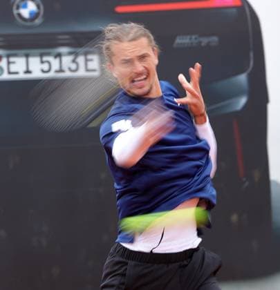 18.04.2025, BMW Open MTTC Iphitos ATP, Tennis Herren Tour 500, Muenchen, Tennis, im Bild: Alexander Zverev (GER)
