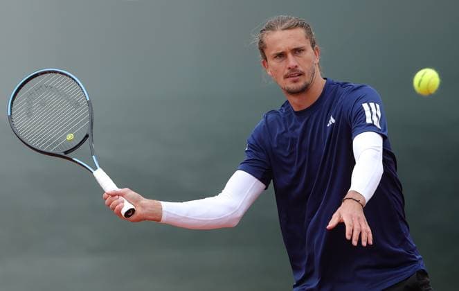 18.04.2025, BMW Open MTTC Iphitos ATP, Tennis Herren Tour 500, Muenchen, Tennis, im Bild: Alexander Zverev (GER)