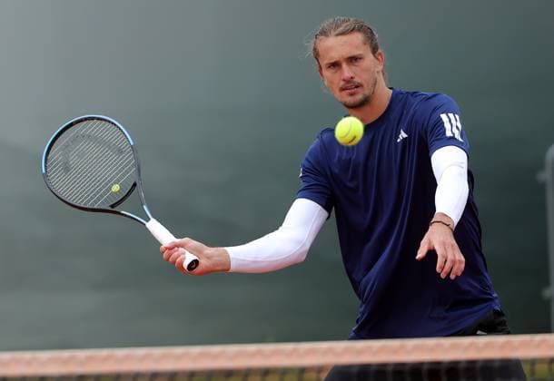 18.04.2025, BMW Open MTTC Iphitos ATP, Tennis Herren Tour 500, Muenchen, Tennis, im Bild: Alexander Zverev (GER)