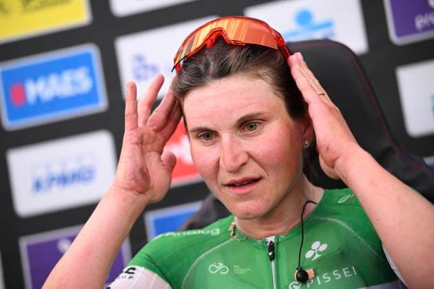 Brabantse Pijl Women 2025 cycling race OVERIJSE, BELGIUM - APRIL 18 : Longo Borghini Elisa (ITA) of UAE Team ADQ during the Women Elite UCI 1.Pro 65th Flanders Classics Brabantse Pijl Women cycling race with start in Beersel and finish in Overijse (125,7 km) on April 18, 2025 in Overijse, Belgium, 18 04 2025 ( Motordriver Serge Seynaeve & Overijse Belgium  Copyright: xTomasxSiskx