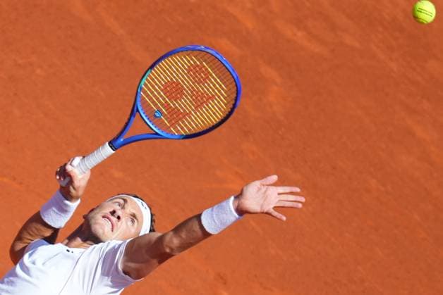 ESP: Barcelona Open Banc Sabadell 2025. Round of 16. Barcelona, Spain, Barcelona Open Banc Sabadell 2025, ATP, Tennis Herren 500 match, Quarter-Finals between Holger Rune and Casper Ruud, Real Club de Tenis Barcelona, Barcelona, Spain, 18 abril 2025. Copyright: xBaguxBlancox xPRESSINPHOTOx PS_240418_GODO_QUARTERS_367
