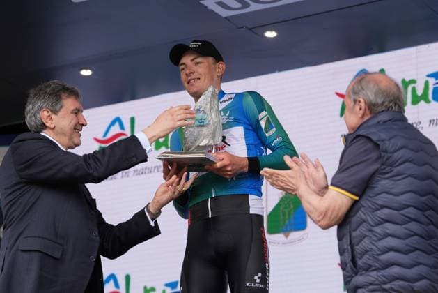 Zimmermann Georg Of IntermarchÃ - Wanty during the Giro d™Abruzzo, final stage from Corropoli to Isola del Gran Sasso (Santuario di San Gabriele (164 km) - Abruzzo, Italy - Friday, April 18, 2025. - cycling .  Copyright: xMassimoxPaolone LaPressex