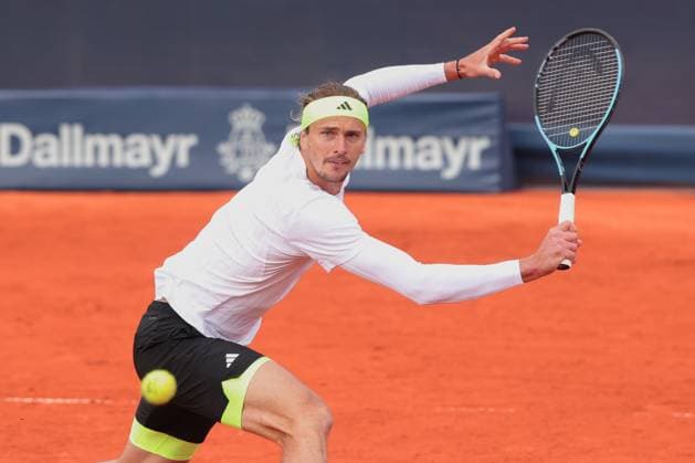 Alexander Zverev (GER) Tennis - BMW Open 2025 - ATP, Tennis Herren 500 - MTTC Iphitos - Munich - - Germany - 18 April 2025. Copyright: xJuergenxHasenkopfx