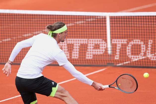 Alexander Zverev (GER) Tennis - BMW Open 2025 - ATP, Tennis Herren 500 - MTTC Iphitos - Munich - - Germany - 18 April 2025. Copyright: xJuergenxHasenkopfx