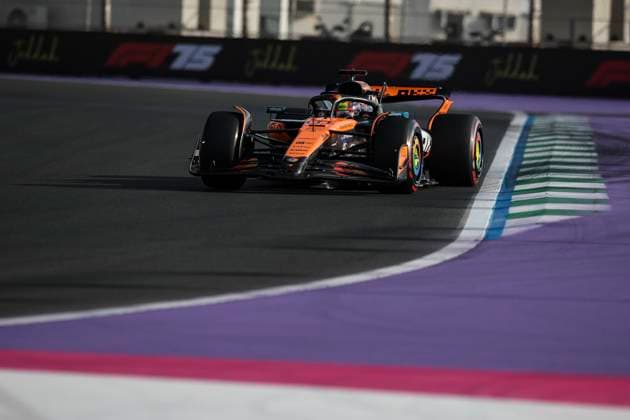 F1 - SAUDI ARABIAN GRAND PRIX 2025 81 PIASTRI Oscar (aus), McLaren F1 Team MCL39, action during the Formula 1 STC Saudi Arabian Grand Prix 2025, 5th round of the 2025 FIA Formula One World Championship, WM, Weltmeisterschaft from April 18 to 20, 2025 on the Jeddah Corniche Circuit, in Jeddah, Saudi Arabia - JeddahSaudi Arabia  Copyright: xXavixBonillax