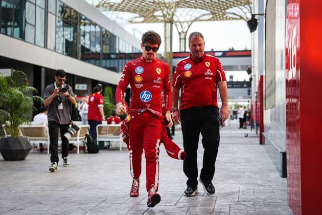 F1 - SAUDI ARABIAN GRAND PRIX 2025 Scuderia Ferrari IBM during the Formula 1 STC Saudi Arabian Grand Prix 2025, 5th round of the 2025 FIA Formula One World Championship, WM, Weltmeisterschaft from April 18 to 20, 2025 on the Jeddah Corniche Circuit, in Jeddah, Saudi Arabia - JeddahSaudi Arabia  Copyright: xANTONINxVINCENTx