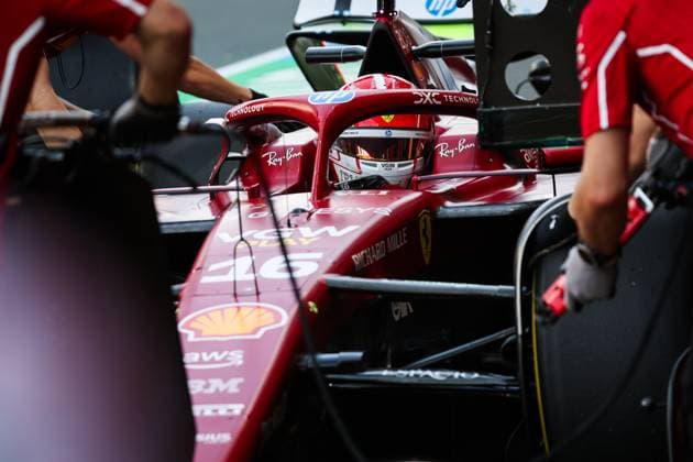 F1 - SAUDI ARABIAN GRAND PRIX 2025 LECLERC Charles (mco), Scuderia Ferrari SF-25, portrait during the Formula 1 STC Saudi Arabian Grand Prix 2025, 5th round of the 2025 FIA Formula One World Championship, WM, Weltmeisterschaft from April 18 to 20, 2025 on the Jeddah Corniche Circuit, in Jeddah, Saudi Arabia - JeddahSaudi Arabia  Copyright: xANTONINxVINCENTx