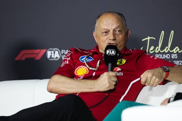F1 - SAUDI ARABIAN GRAND PRIX 2025 VASSEUR Frà dà ric (fra), Team Principal & General Manager of the Scuderia Ferrari, portrait press conference, PK, Pressekonferenz during the Formula 1 STC Saudi Arabian Grand Prix 2025, 5th round of the 2025 FIA Formula One World Championship, WM, Weltmeisterschaft from April 18 to 20, 2025 on the Jeddah Corniche Circuit, in Jeddah, Saudi Arabia - JeddahSaudi Arabia Copyright: xANTONINxVINCENTx