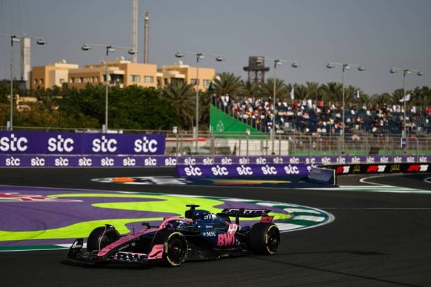 F1 Grand Prix Of Saudi Arabia: Practice Jack Doohan of Australia drives the (61) Alpine F1 A525 Renault during the first practice ahead of the F1 Grand Prix of Saudi Arabia at Jeddah Corniche Circuit in Jeddah, Saudi Arabia, on April 18, 2025. Jeddah Mecca Saudi Arabia  Copyright: xPaddockerx originalFilename:paddocker-f1grandp250418_np3lH.jpg