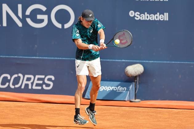 Alex De Minaur (AUS), APRIL18, 2025 - Tennis : Alex De Minaur during singles Quarter-final match against Carlos Alcaraz on the Barcelona Open Banc Sabadell tennis tournament at the Real Club de Tenis de Barcelona in Barcelona, Spain. Noxthirdxpartyxsales  (288029273)