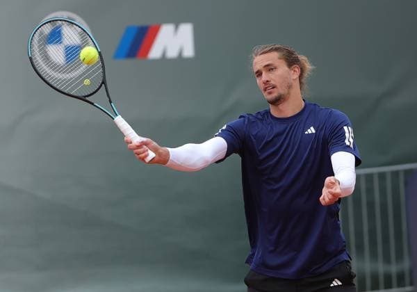 18.04.2025, BMW Open MTTC Iphitos ATP, Tennis Herren Tour 500, Muenchen, Tennis, im Bild: Alexander Zverev (GER)