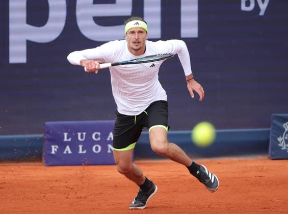 18.04.2025, BMW Open MTTC Iphitos ATP, Tennis Herren Tour 500, Muenchen, Tennis, im Bild: Alexander Zverev (GER)
