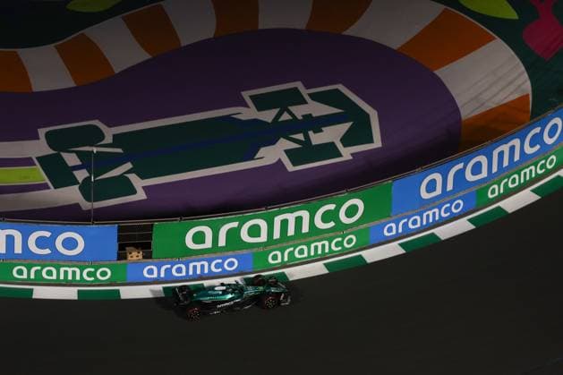 F1 Saudi Arabian Grand Prix 2025 Practice 2 Lance Stroll of Aston Martin Aramco during second practice ahead of the Formula 1 Saudi Arabian Grand Prix at Jeddah Corniche Circuit in Jeddah, Saudi Arabia on April 18, 2025. Jeddah Saudi Arabia  Copyright: xJakubxPorzyckix originalFilename:porzycki-f1saudia250418_npZFT.jpg