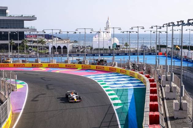 F1 - SAUDI ARABIAN GRAND PRIX 2025 30 LAWSON Liam (nzl), Visa Cash App RB F1 Team VCARB02, action during the Formula 1 STC Saudi Arabian Grand Prix 2025, 5th round of the 2025 FIA Formula One World Championship, WM, Weltmeisterschaft from April 18 to 20, 2025 on the Jeddah Corniche Circuit, in Jeddah, Saudi Arabia - JeddahSaudi Arabia  Copyright: xFLORENTxGOODENx