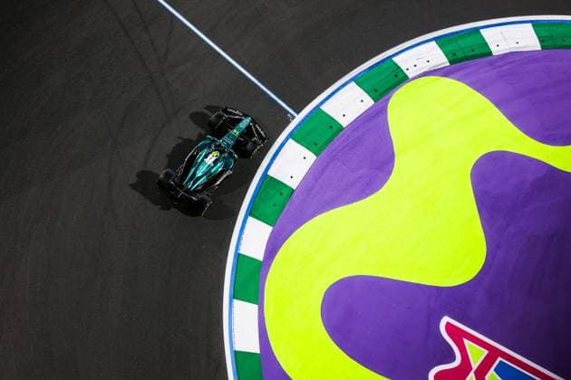 F1 - SAUDI ARABIAN GRAND PRIX 2025 14 ALONSO Fernando (spa), Aston Martin F1 Team AMR24, action during the Formula 1 STC Saudi Arabian Grand Prix 2025, 5th round of the 2025 FIA Formula One World Championship, WM, Weltmeisterschaft from April 18 to 20, 2025 on the Jeddah Corniche Circuit, in Jeddah, Saudi Arabia - JeddahSaudi Arabia  Copyright: xFLORENTxGOODENx