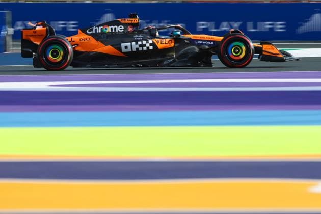 FORMULE 1 : Grand Prix Arabie Saoudite FIA - 18 04 2025 81 Oscar Piastri (AUS) McLaren F1 Team (GBR) MCL39 Mercedes during the 2025 Formula One STC Saudi Arabian Grand Prix, 5th round of the 2025 Formula 1 World Championship, WM, Weltmeisterschaft taking place from April 18 to 20, 2025 on the Jeddah Corniche Circuit, in Jeddah (SAU) JEDDAHSaudi Arabia  Copyright: xMPSxAGENCYx