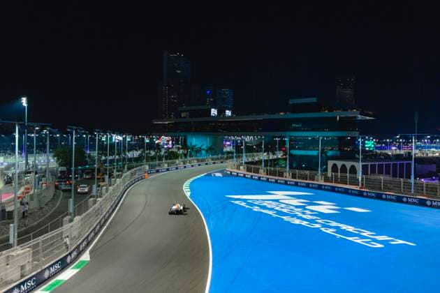 Formula 1 STC Saudi Arabian Grand Prix 2025 Salahuddin Asad OVERTAKE MAXPPP - Jeddah 18 04 2025 06 HADJAR Isack (fra), Racing Bulls, action during the Formula 1 STC Saudi Arabian Grand Prix 2025, the 5th round of the 2025 FIA Formula 1 World Championship, WM, Weltmeisterschaft on the Jeddah Corniche Circuit from April 17 to 20, 2025, in Jeddah, Saudi Arabia Jeddah Saudi Arabia  Copyright: xOVERTAKE MAXPPPxSalahuddinxAsadx OVT202504182088 OVT202504182088