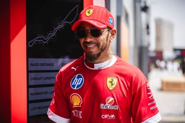 Formula 1 STC Saudi Arabian Grand Prix 2025 Salahuddin Asad OVERTAKE MAXPPP - Jeddah 18 04 2025 44 HAMILTON Lewis (gbr), Scuderia Ferrari, portrait during the Formula 1 STC Saudi Arabian Grand Prix 2025, the 5th round of the 2025 FIA Formula 1 World Championship, WM, Weltmeisterschaft on the Jeddah Corniche Circuit from April 17 to 20, 2025, in Jeddah, Saudi Arabia Jeddah Saudi Arabia  Copyright: xOVERTAKE MAXPPPxSalahuddinxAsadx OVT202504182130 OVT202504182130