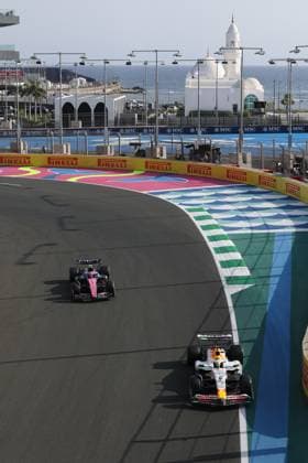 6 Isack Hadjar (FRA) Visa Cash App Racing Bulls F1 Team (ITA) Racing Bulls VCARB 02 Honda RBPT during the 2025 Formula One STC Saudi Arabian Grand Prix, 5th round of the 2025 Formula 1 World Championship, WM, Weltmeisterschaft at Jeddah Corniche Circuit on April 18, 2025 in Jeddah, Saudi Arabia. (Photo by Philippe Nanchino Eurasia Images) Jeddah Jeddah Corniche Circuit Saudi Arabia
