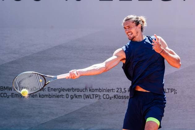 Sport Bilder des Tages BMW Open München ATP, Tennis Herren 500; 19.04.2025 Training Alexander Zverev (Deutschland) BMW Open by Bitpanda München ATP 500: Tag 8, München, MTTC Iphitos am 19.04.2025 Copyright: xBEAUTIFULxSPORTS Wunderlx