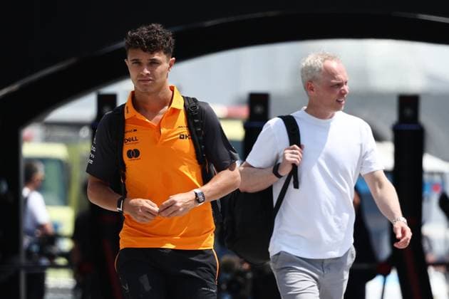 F1 Saudi Arabian Grand Prix 2025 Practice 3 Lando Norris of McLaren before third practice ahead of the Formula 1 Saudi Arabian Grand Prix at Jeddah Corniche Circuit in Jeddah, Saudi Arabia on April 19, 2025. Jeddah Saudi Arabia  Copyright: xJakubxPorzyckix originalFilename:porzycki-f1saudia250419_npxOH.jpg