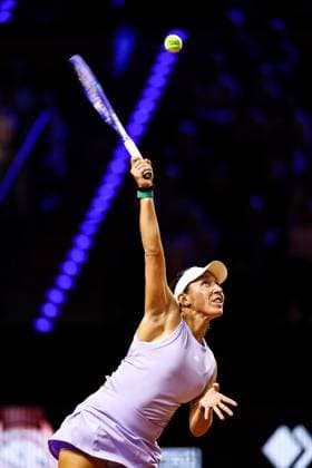 im Bild Jessica Pegula Ekaterina Alexandrova vs Jessica Pegula USA GER, Porsche Tennis Grand Prix GP Stuttgart 2025, WTA500, 19.04.2025 GER, Porsche Tennis Grand Prix GP Stuttgart 2025, WTA500, 19.04.2025 Stuttgart Copyright: xEibner-Pressefoto RogerxBuerkex EP