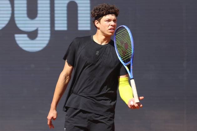 Ben Shelton (USA) spielt im Halbfinale gegen Francisco Cerundolo Tennis BMW Open by Bitpanda ATP, Tennis Herren 500 München 19.04.2025 FOTO: Mladen Lackovic LakoPress