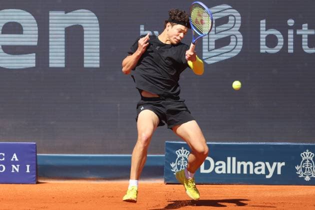 Ben Shelton (USA) spielt im Halbfinale gegen Francisco Cerundolo Tennis BMW Open by Bitpanda ATP, Tennis Herren 500 München 19.04.2025 FOTO: Mladen Lackovic LakoPress