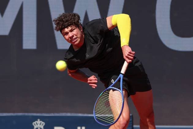 Ben Shelton (USA) Tennis - BMW Open 2025 - ATP, Tennis Herren 500 - MTTC Iphitos - Munich - - Germany - 19 April 2025. Copyright: xJuergenxHasenkopfx
