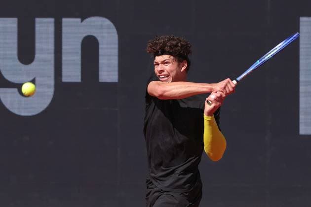 Ben Shelton (USA) Tennis - BMW Open 2025 - ATP, Tennis Herren 500 - MTTC Iphitos - Munich - - Germany - 19 April 2025. Copyright: xJuergenxHasenkopfx
