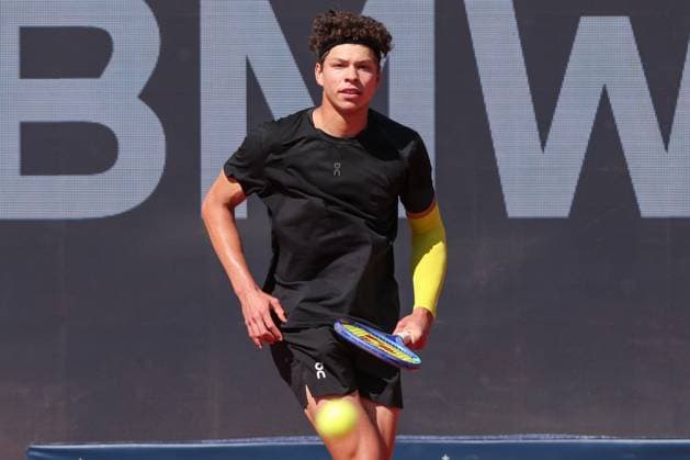Ben Shelton (USA) Tennis - BMW Open 2025 - ATP, Tennis Herren 500 - MTTC Iphitos - Munich - - Germany - 19 April 2025. Copyright: xJuergenxHasenkopfx