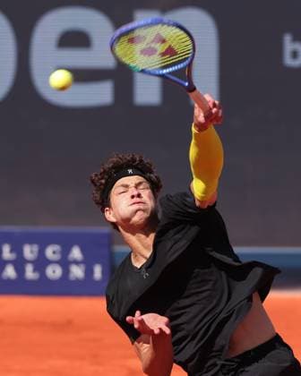 Ben Shelton (USA) Tennis - BMW Open 2025 - ATP, Tennis Herren 500 - MTTC Iphitos - Munich - - Germany - 19 April 2025. Copyright: xJuergenxHasenkopfx