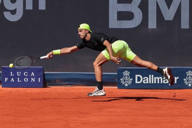 Francisco Cerundolo (ARG) Tennis - BMW Open 2025 - ATP, Tennis Herren 500 - MTTC Iphitos - Munich - - Germany - 19 April 2025. Copyright: xJuergenxHasenkopfx