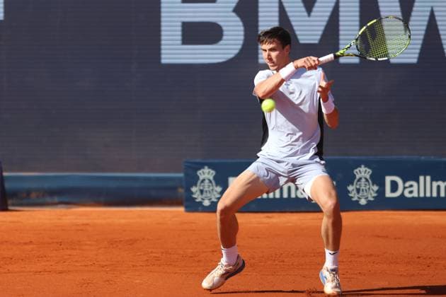 Fabian Marozsan (HUN) Halbfinale gegen Zverev Tennis BMW Open by Bitpanda ATP, Tennis Herren 500 München 19.04.2025 FOTO: Mladen Lackovic LakoPress