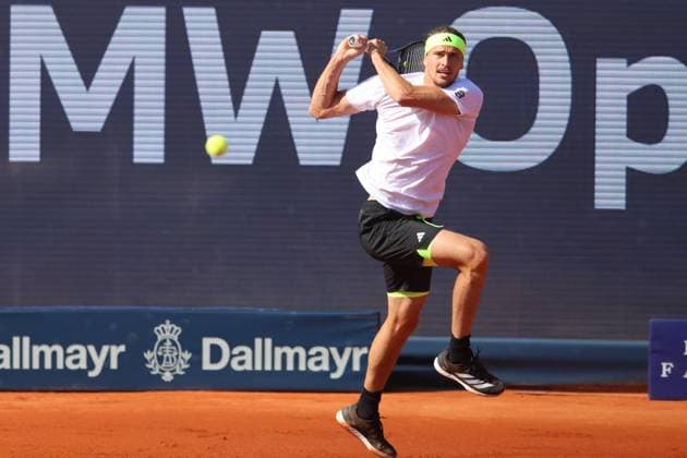 Alexander Zverev (GER) Halbfinale gegen Marozsan, Tennis BMW Open by Bitpanda ATP, Tennis Herren 500 München 19.04.2025 FOTO: Mladen Lackovic LakoPress