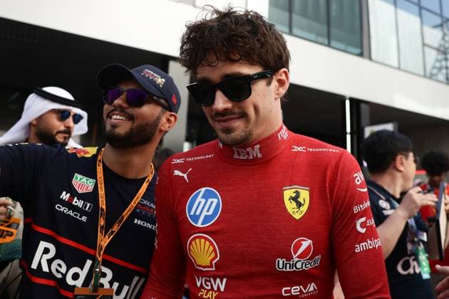 F1 Saudi Arabian Grand Prix 2025 Practice 3 Charles Leclerc of Ferrari before third practice ahead of the Formula 1 Saudi Arabian Grand Prix at Jeddah Corniche Circuit in Jeddah, Saudi Arabia on April 19, 2025. Jeddah Saudi Arabia  Copyright: xJakubxPorzyckix originalFilename:porzycki-f1saudia250419_npllT.jpg