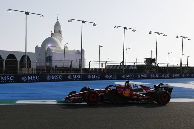 F1 Saudi Arabian Grand Prix 2025 Practice 3 Charles Leclerc of Ferrari during third practice ahead of the Formula 1 Saudi Arabian Grand Prix at Jeddah Corniche Circuit in Jeddah, Saudi Arabia on April 19, 2025. Jeddah Saudi Arabia  Copyright: xJakubxPorzyckix originalFilename:porzycki-f1saudia250419_npCGc.jpg