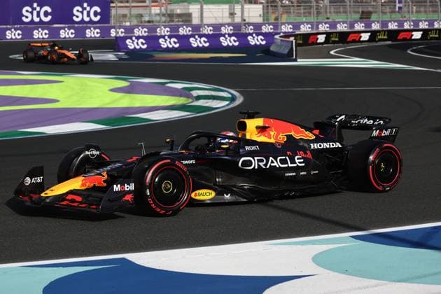 F1 Saudi Arabian Grand Prix 2025 Practice 3 Max Verstappen of Red Bull Racing during third practice ahead of the Formula 1 Saudi Arabian Grand Prix at Jeddah Corniche Circuit in Jeddah, Saudi Arabia on April 19, 2025. Jeddah Saudi Arabia  Copyright: xJakubxPorzyckix originalFilename:porzycki-f1saudia250419_npSBK.jpg