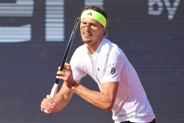 Alexander Zverev (GER) Portraet, Portrait, im Halbfinale, gegen Marozsan (HUN) Tennis BMW Open by Bitpanda ATP, Tennis Herren 500 München 19.04.2025 FOTO: Mladen Lackovic LakoPress