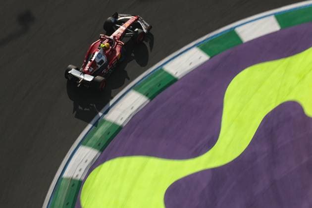 44 Lewis Hamilton, Scuderia Ferrari F1 Grand Prix of Saudi Arabia at Jeddah Corniche Circuit (Photo by HOCH ZWEI) Jeddah Saudi Arabia