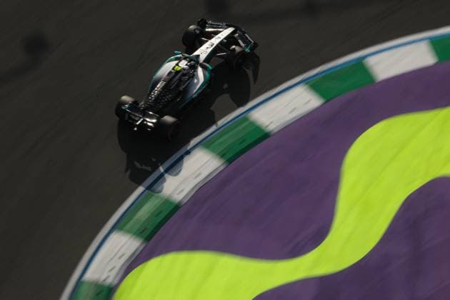 12 Andrea Kimi Antonelli, Mercedes-AMG Petronas Formula One Team F1 Grand Prix of Saudi Arabia at Jeddah Corniche Circuit (Photo by HOCH ZWEI) Jeddah Saudi Arabia