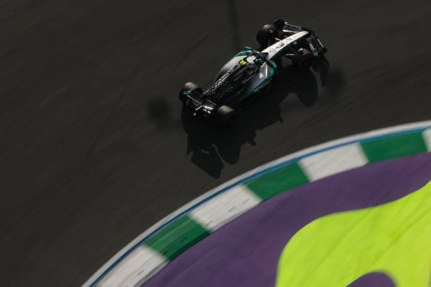 12 Andrea Kimi Antonelli, Mercedes-AMG Petronas Formula One Team F1 Grand Prix of Saudi Arabia at Jeddah Corniche Circuit (Photo by HOCH ZWEI) Jeddah Saudi Arabia