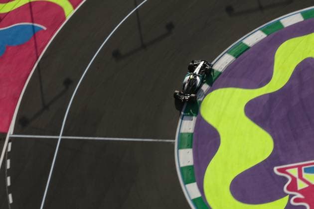 63 George Russell, Mercedes-AMG Petronas Formula One Team F1 Grand Prix of Saudi Arabia at Jeddah Corniche Circuit (Photo by HOCH ZWEI) Jeddah Saudi Arabia