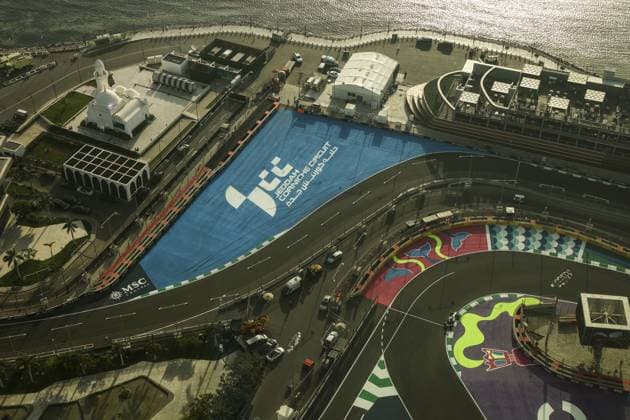 12 Andrea Kimi Antonelli, Mercedes-AMG Petronas Formula One Team F1 Grand Prix of Saudi Arabia at Jeddah Corniche Circuit (Photo by HOCH ZWEI) Jeddah Saudi Arabia