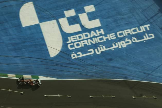 44 Lewis Hamilton, Scuderia Ferrari F1 Grand Prix of Saudi Arabia at Jeddah Corniche Circuit (Photo by HOCH ZWEI) Jeddah Saudi Arabia