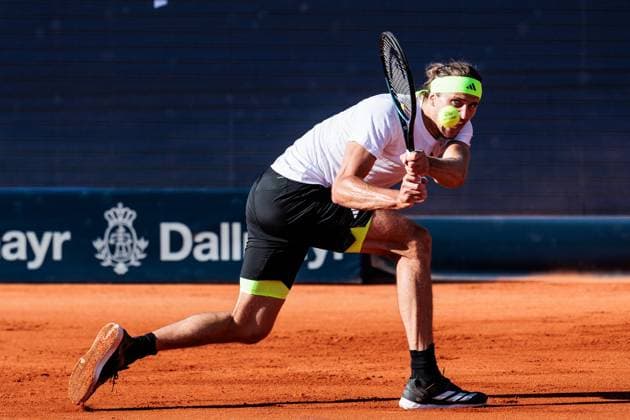 BMW Open München ATP, Tennis Herren 500; 19.04.2025 Alexander Zverev (Deutschland) im Match gegen Fabian Marozsan (Ungarn), Halbfinale BMW Open by Bitpanda München ATP 500: Tag 8, München, MTTC Iphitos am 19.04.2025 Copyright: xBEAUTIFULxSPORTS Wunderlx