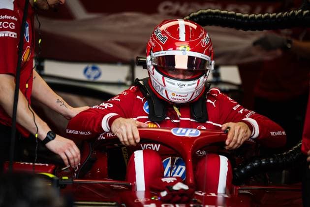 F1 - SAUDI ARABIAN GRAND PRIX 2025 LECLERC Charles (mco), Scuderia Ferrari SF-25, portrait during the Formula 1 STC Saudi Arabian Grand Prix 2025, 5th round of the 2025 FIA Formula One World Championship, WM, Weltmeisterschaft from April 18 to 20, 2025 on the Jeddah Corniche Circuit, in Jeddah, Saudi Arabia - JeddahSaudi Arabia  Copyright: xANTONINxVINCENTx