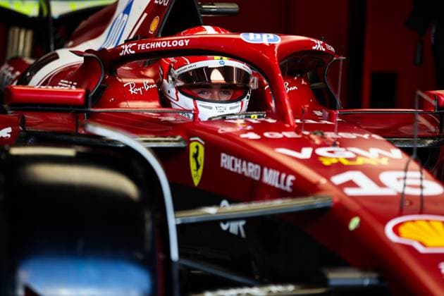 F1 - SAUDI ARABIAN GRAND PRIX 2025 LECLERC Charles (mco), Scuderia Ferrari SF-25, portrait during the Formula 1 STC Saudi Arabian Grand Prix 2025, 5th round of the 2025 FIA Formula One World Championship, WM, Weltmeisterschaft from April 18 to 20, 2025 on the Jeddah Corniche Circuit, in Jeddah, Saudi Arabia - JeddahSaudi Arabia  Copyright: xANTONINxVINCENTx