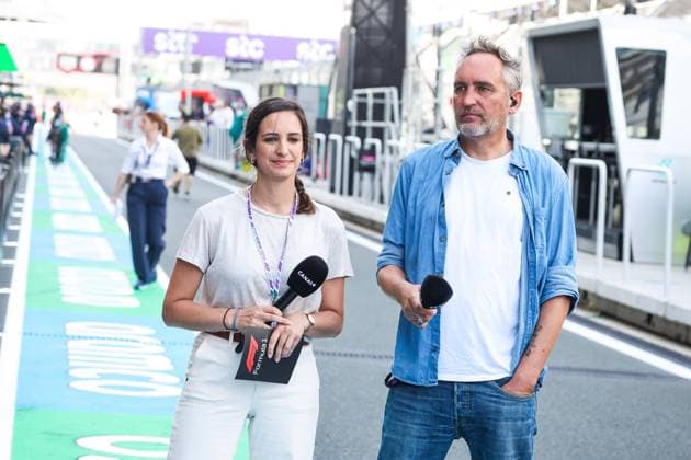 F1 - SAUDI ARABIAN GRAND PRIX 2025 MONTAGNY Franck (fra), TV presenter of Canal+, portrait during the Formula 1 STC Saudi Arabian Grand Prix 2025, 5th round of the 2025 FIA Formula One World Championship, WM, Weltmeisterschaft from April 18 to 20, 2025 on the Jeddah Corniche Circuit, in Jeddah, Saudi Arabia - JeddahSaudi Arabia  Copyright: xFLORENTxGOODENx