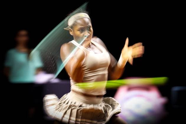 Im Bild Coco Gauff Coco Gauff USA vs Jasmine Paolini ITA GER, Porsche Tennis Grand Prix GP Stuttgart 2025, WTA500, 19.04.2025 GER, Porsche Tennis Grand Prix GP Stuttgart 2025, WTA500, 19.04.2025 Stuttgart Copyright: xEibner-Pressefoto RogerxBuerkex EP